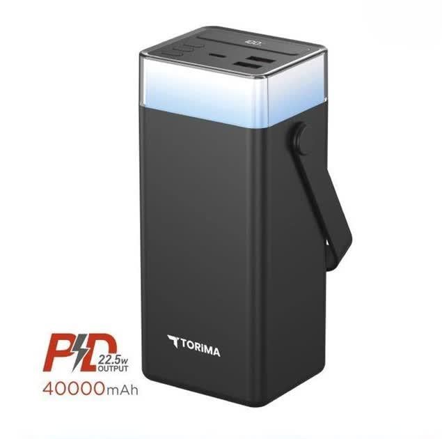 Повербанк Torima TRM-1041 40000 mAh Type-C Lightning 22,5 Вт зі швидким заряджанням RGB LED Black (30774018) - фото 4