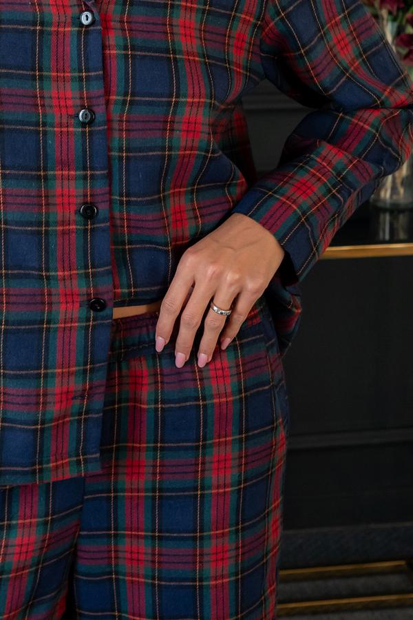 Пижамный костюм Gift с брюками фланелевый M/L (29517778) - фото 4 Пижамный костюм Gift с брюками фланелевый M/L (29517778) - фото 4