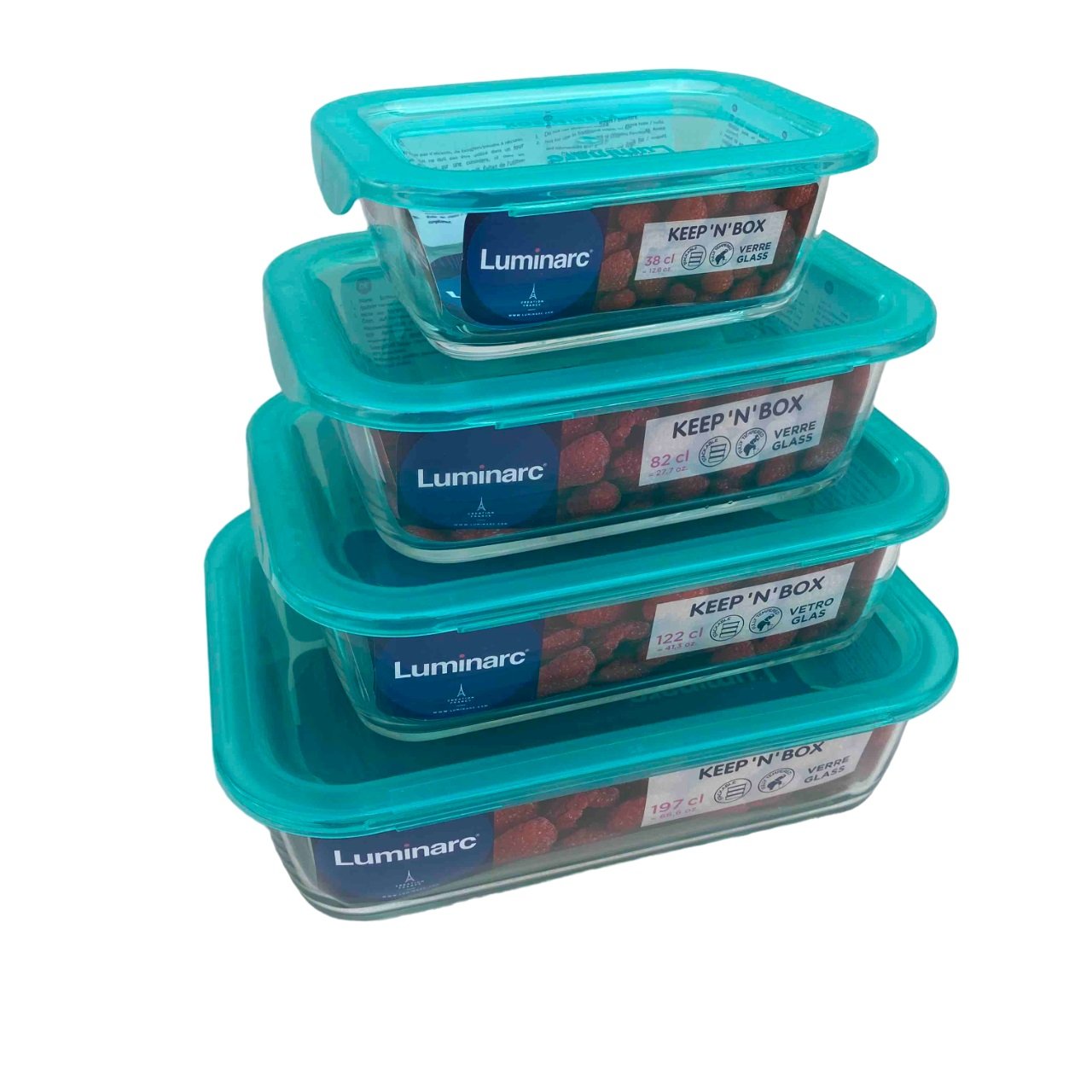 Набір контейнерів Luminarc Keep'n Box 380/820/1220/1970 мл (66b1c584252e696bca046df5)