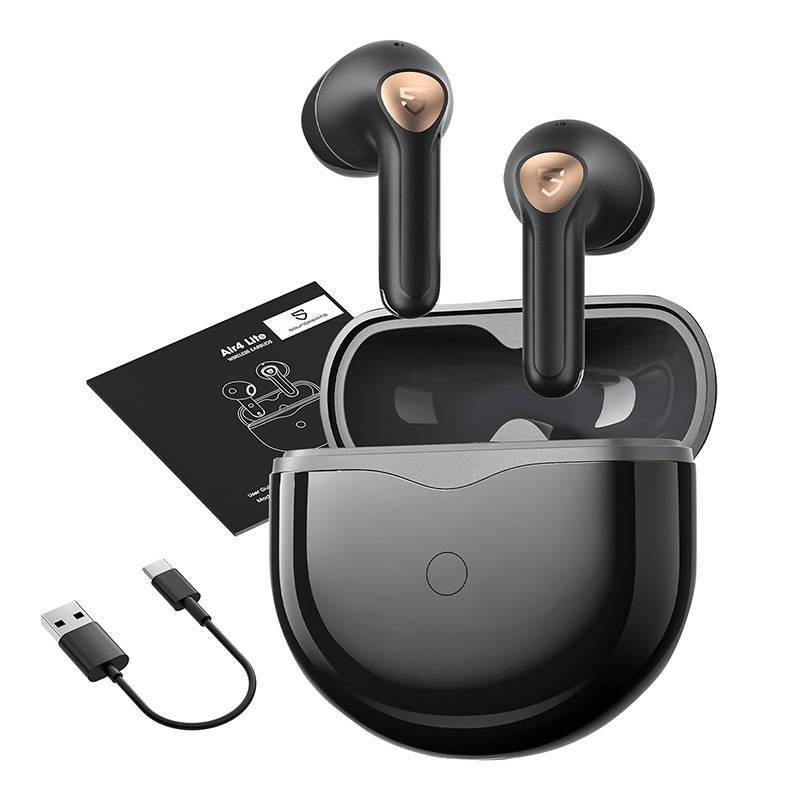 Навушники TWS SoundPEATS Air4 Lite Black (502601)