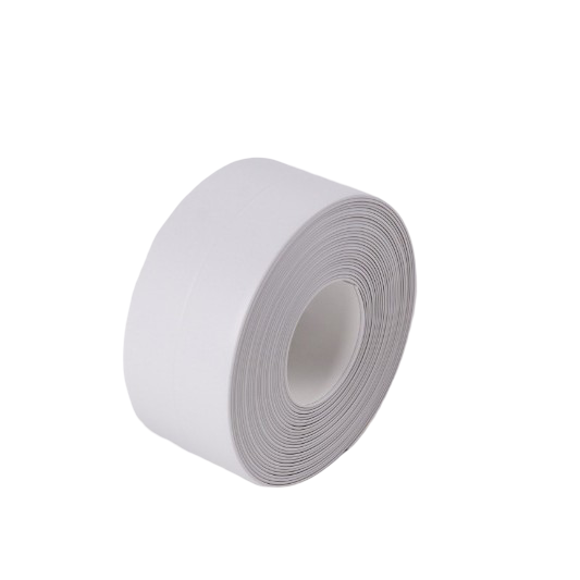 Стрічка бордюрна для ванни і кухні самоклеюча водонепроникна 2,2 см 3,2 м Білий (29693)