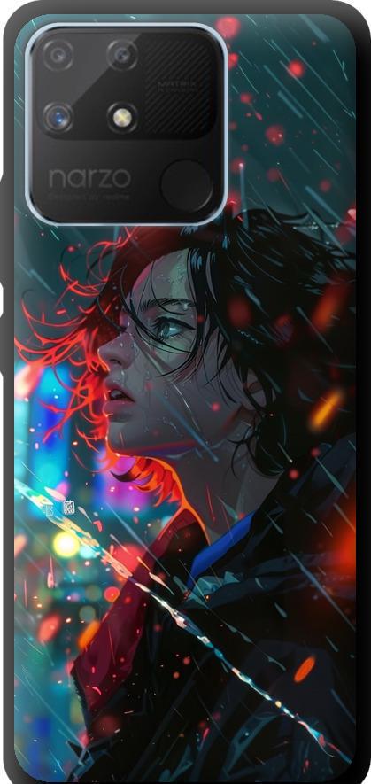 Чехол на Realme Narzo 50A Ночные огни (6096b-2514-42517)
