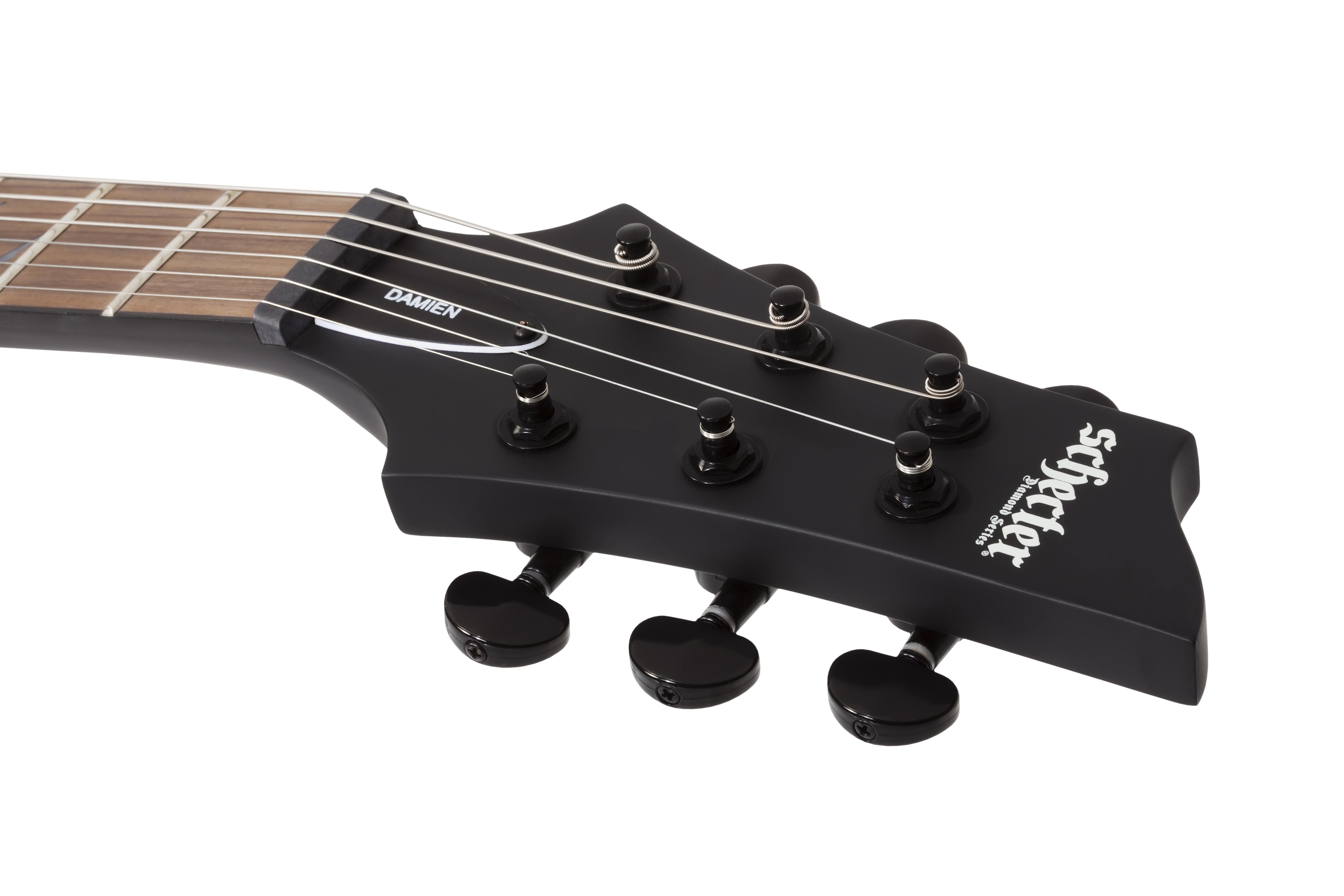 Электрогитара Schecter Damien-6 SBK - фото 5