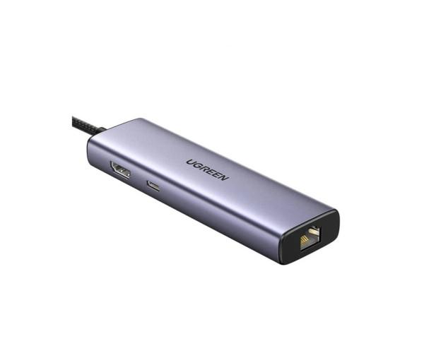 Хаб USB UGREEN Type-C Multifunction Adapter Space Grey - фото 3