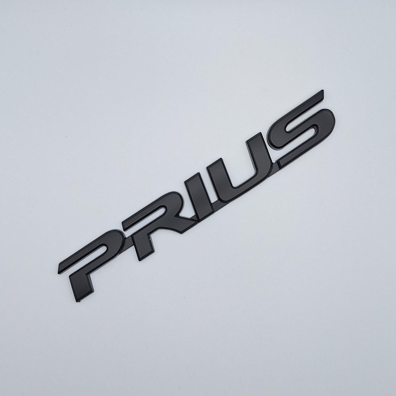 Эмблема надпись Prius Toyota металл Черный матовый (1968660002)