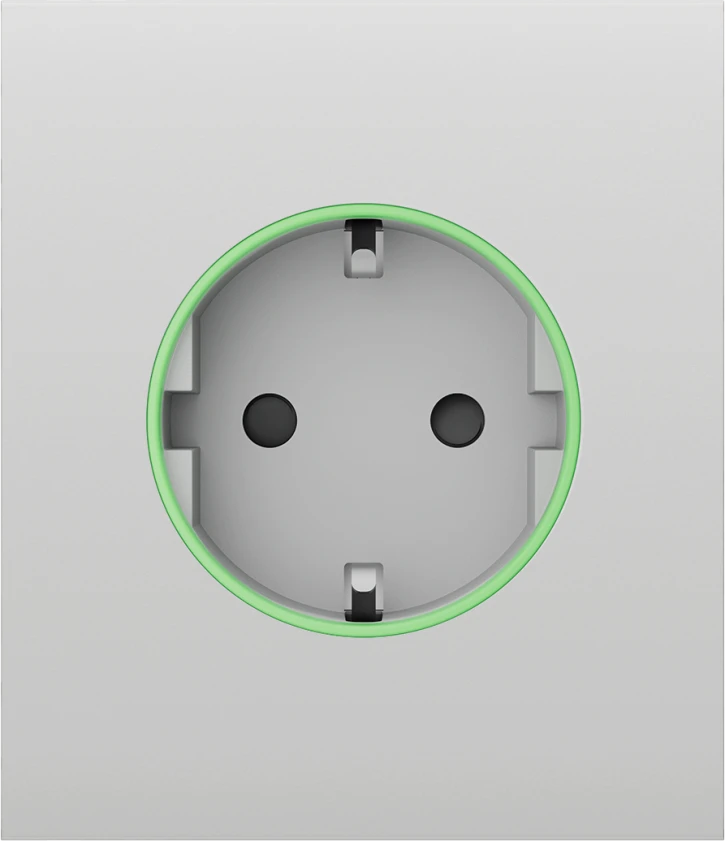 Панель центральна Ajax CenterCover smart для вбудованої розетки Jeweller Білий (25624757)