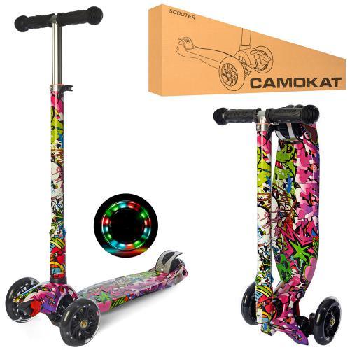 Самокат детский складной iTrike JR 3-055-WP5 - фото 2