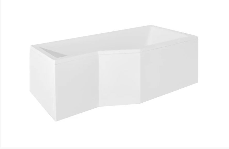 Ванна акриловая Besco INTEGRA правосторонняя 170x75 см (1145140473)