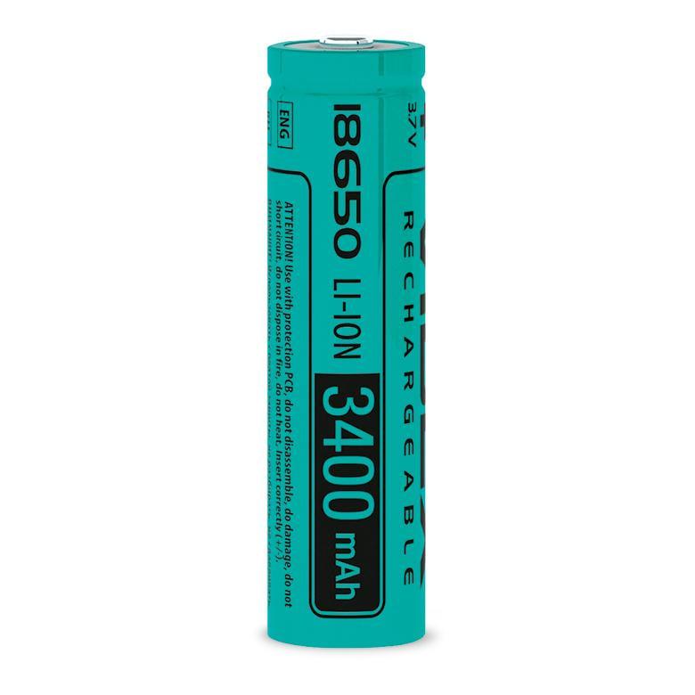 Батарейка аккумуляторная Videx Li-ion 18650 без защиты 3400 mAh (29924612)