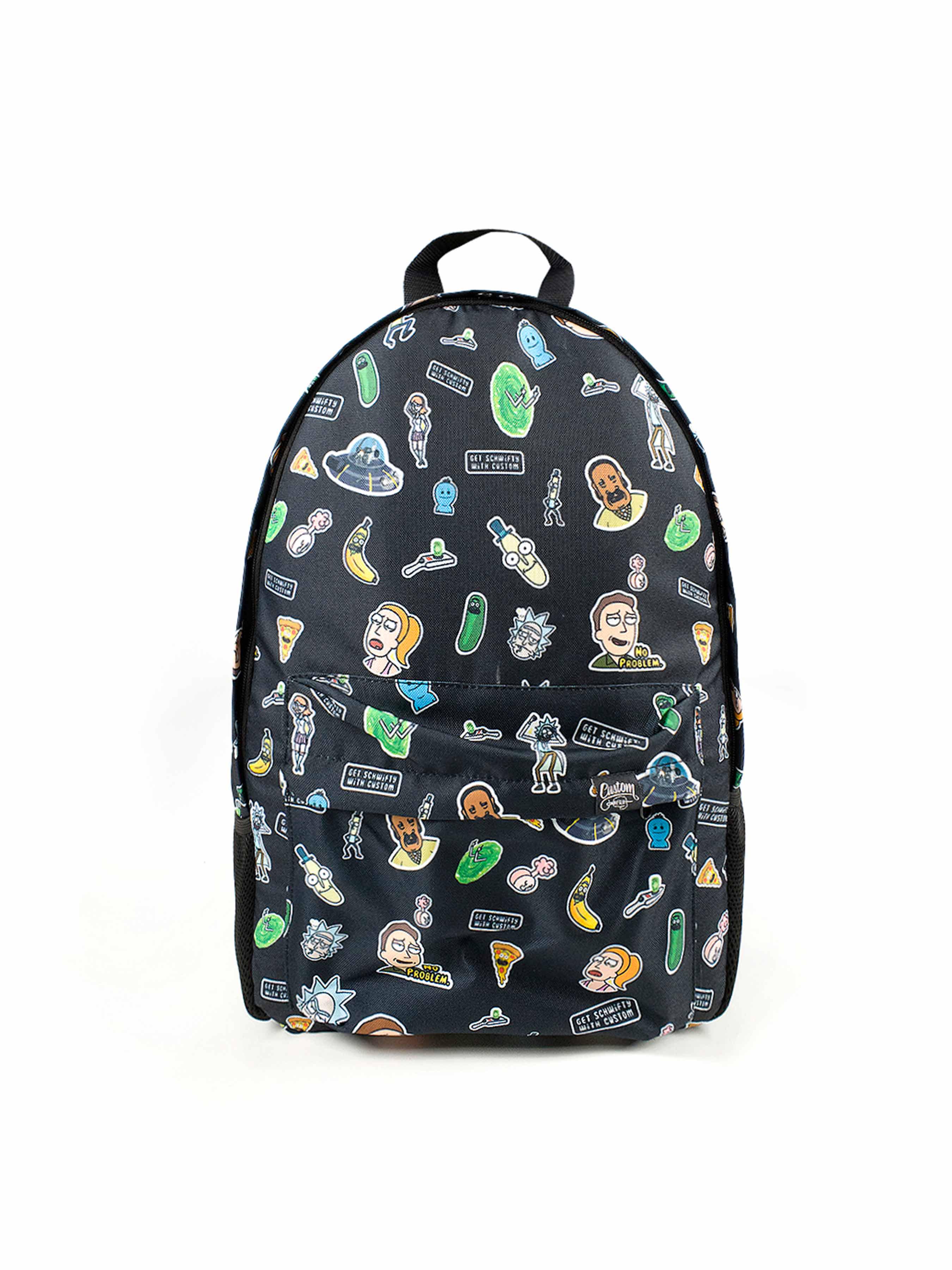 Рюкзак шкільний Custom Wear Duo 2.0 Rick and Morty Black (158)