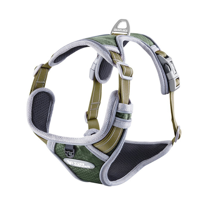 Шлея для собак TUFF HOUND 1605S L светоотражающая Dark Green Шлея для собак TUFF HOUND 1605S L светоотражающая Dark Green