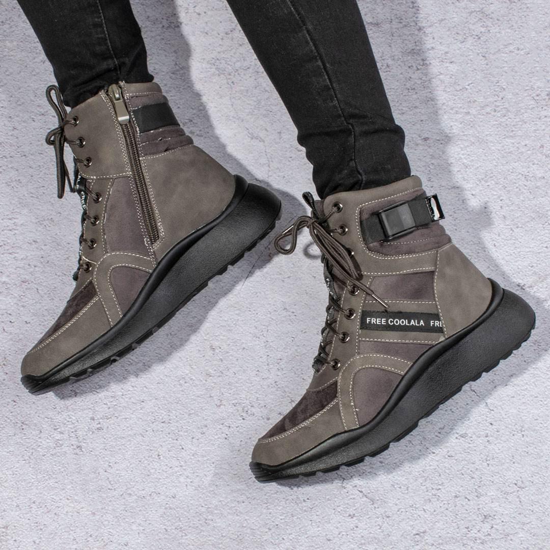 Ботинки женские зимние из экокожи 326339 р. 37 23,5 см