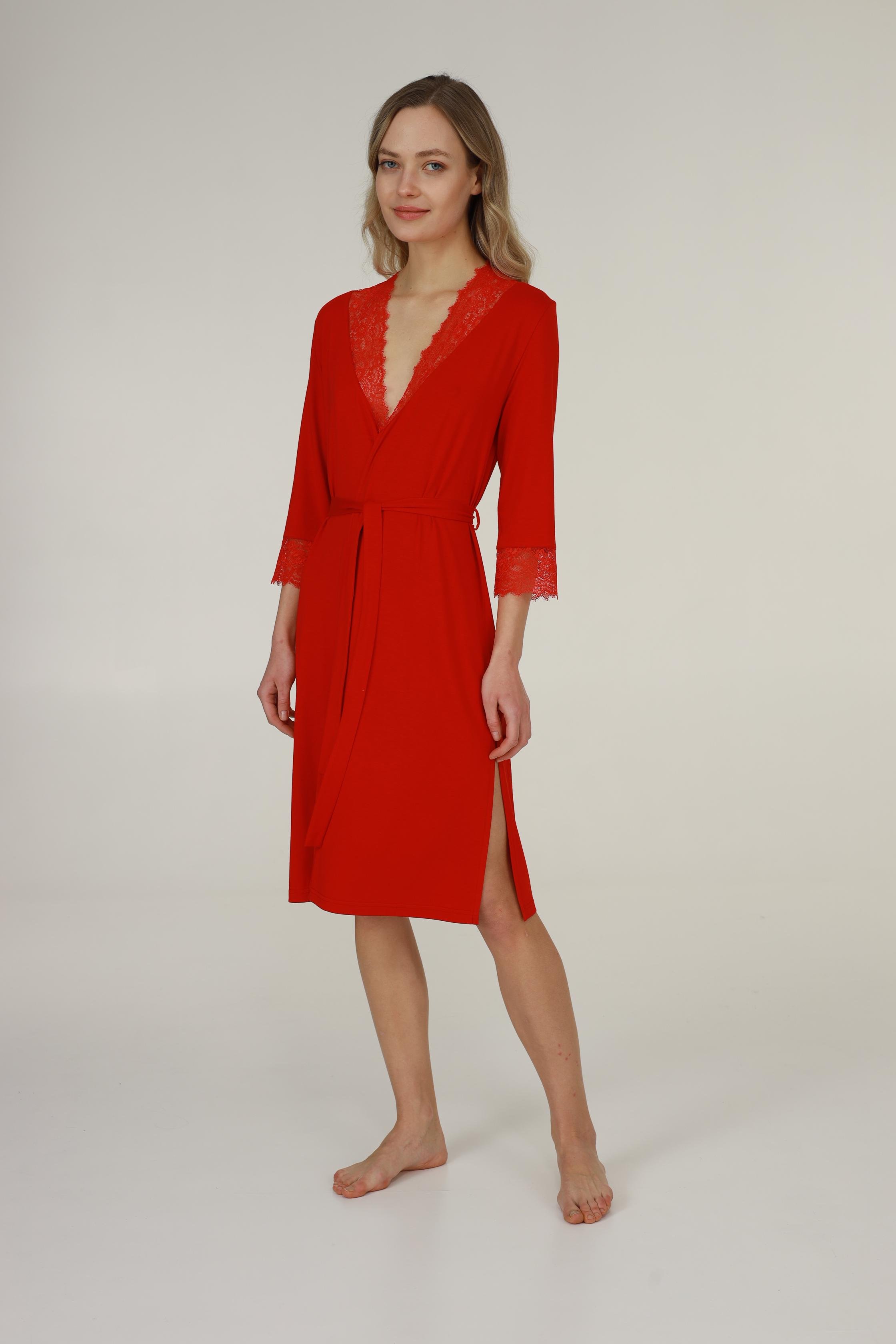 Халат женский Ellen rubi lgm 200/35/01 S Красный