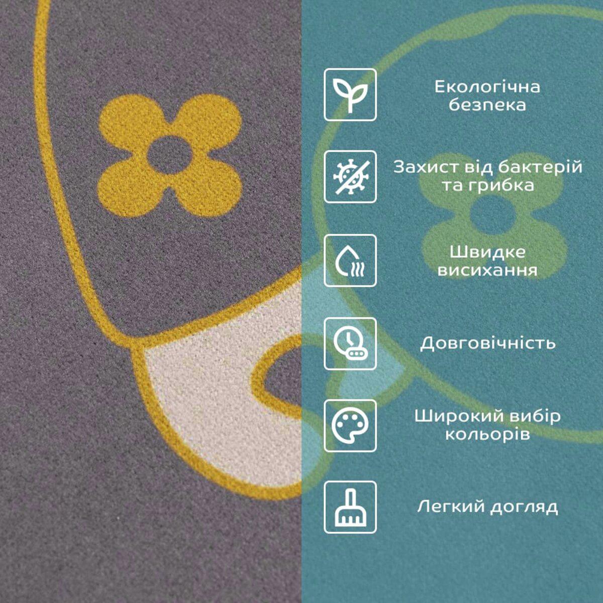 Килимок вологопоглинаючий Just Relax 38x58 см x 3 мм D (SW-00001567) - фото 4 Килимок вологопоглинаючий Just Relax 38x58 см x 3 мм D (SW-00001567) - фото 4