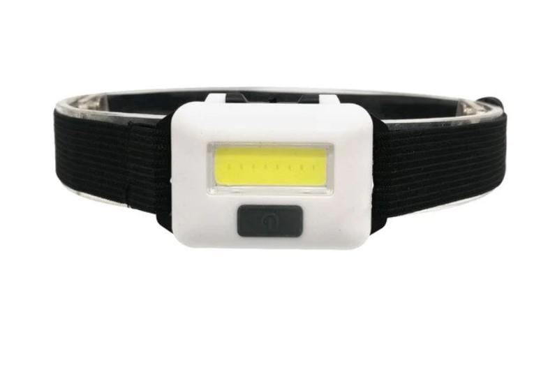 Фонарь налобный 10W COB Белый (86-27047)