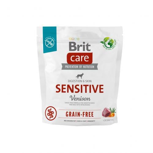 Корм сухой Brit Care Dog Grain-free Sensitive для собак с чувствительным пищеварением с олениной 1 кг