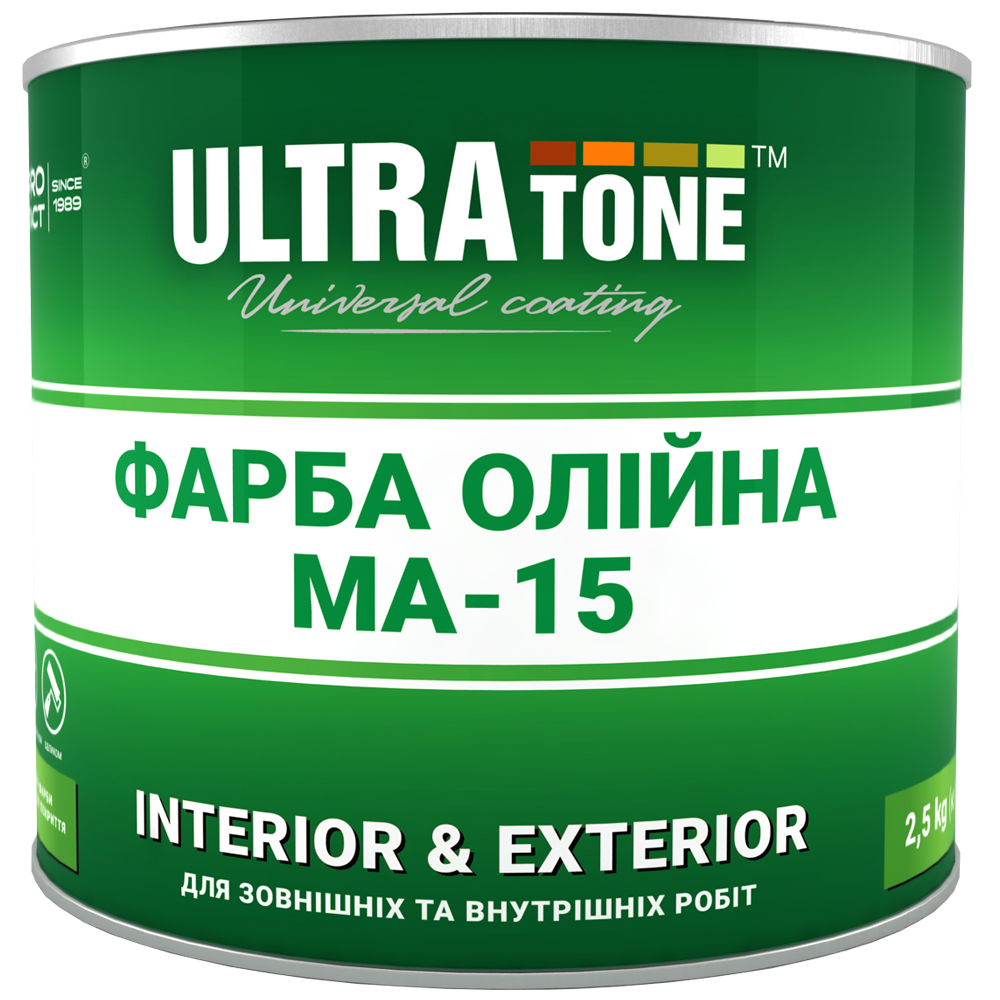Фарба олійна ULTRAtone МА-15 2,5 кг Бежевий (3678)