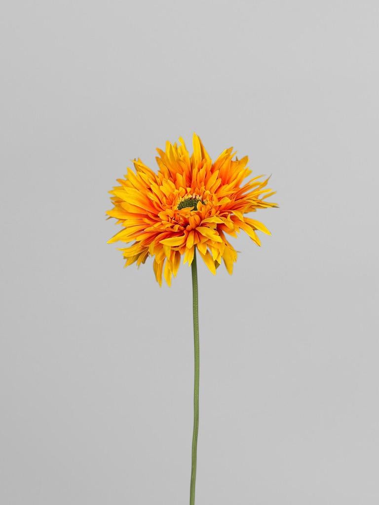 Искусственная гербера сатин 45 см Оранжевый (К13195)