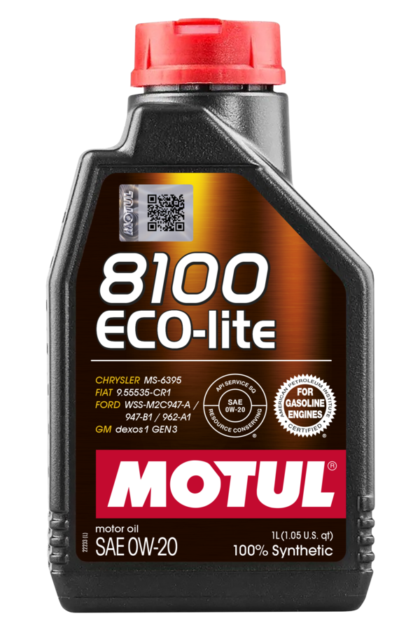 Моторное масло Motul 8100 Eco-lite 0W-20 синтетика 4 л (841154)