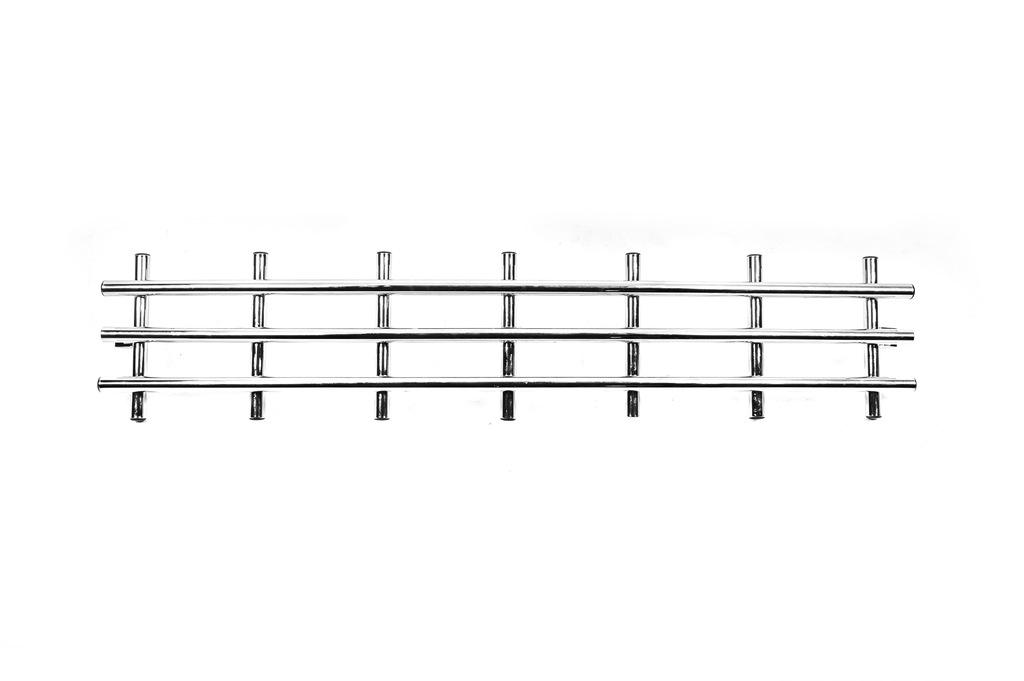 Решетка в бампер для Hyundai Tucson JM 2004-гг (92712)