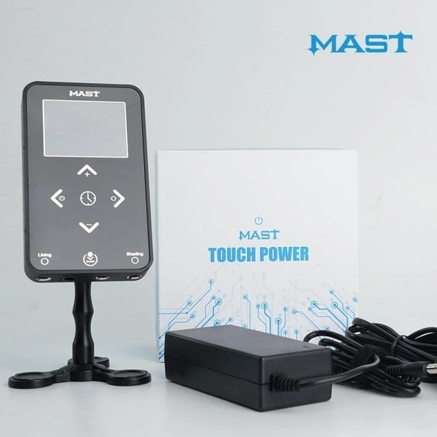 Блок питания для тату машинок Mast Touch Power P1118-1 Черный (5068) - фото 3