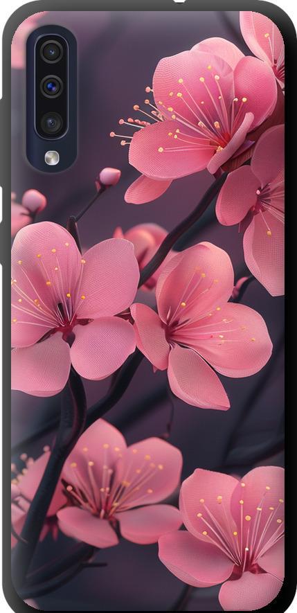 Чехол на Samsung Galaxy A30s A307F Пурпурная сакура (6075b-1804-42517) Чехол на Samsung Galaxy A30s A307F Пурпурная сакура (6075b-1804-42517)