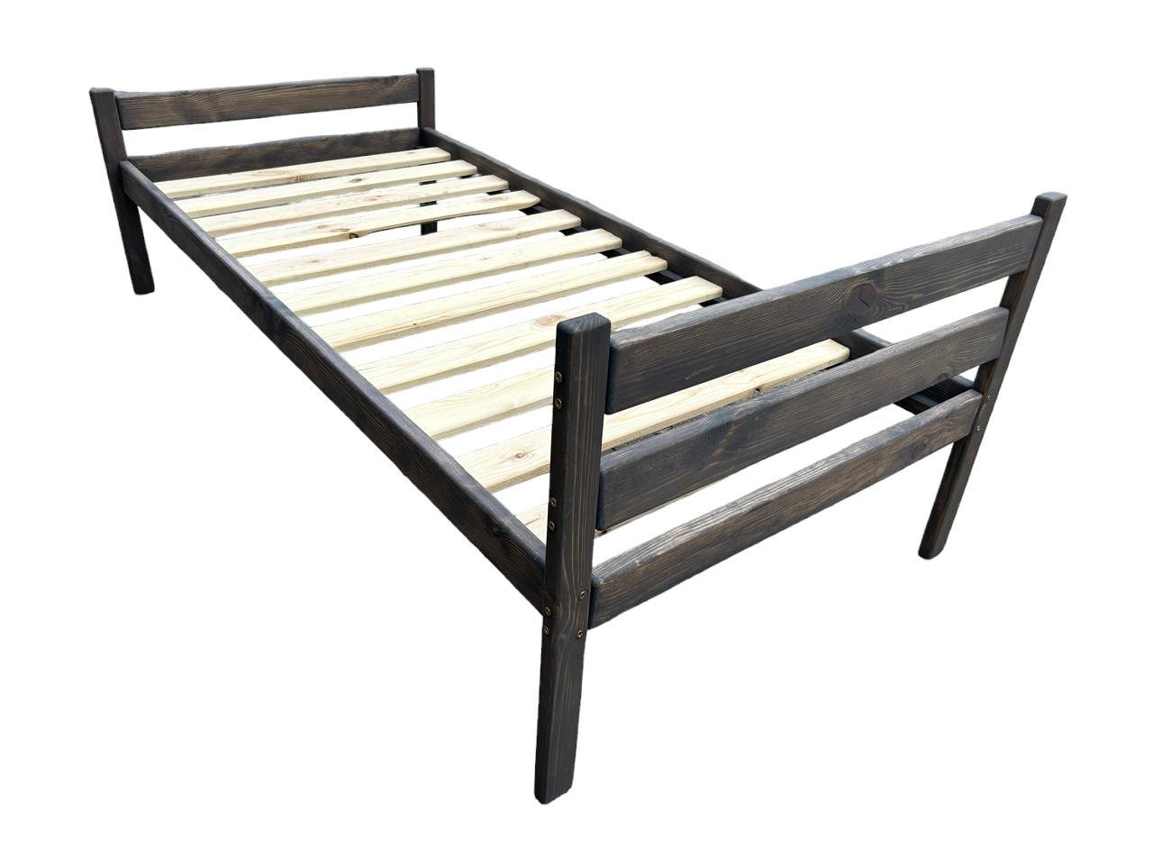 Кровать односпальная 22416 200х90 см Серый (20374977)