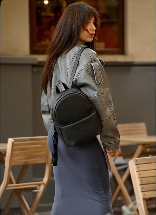 Міський рюкзак жіночий Sambag класичний Чорний (6660221029)