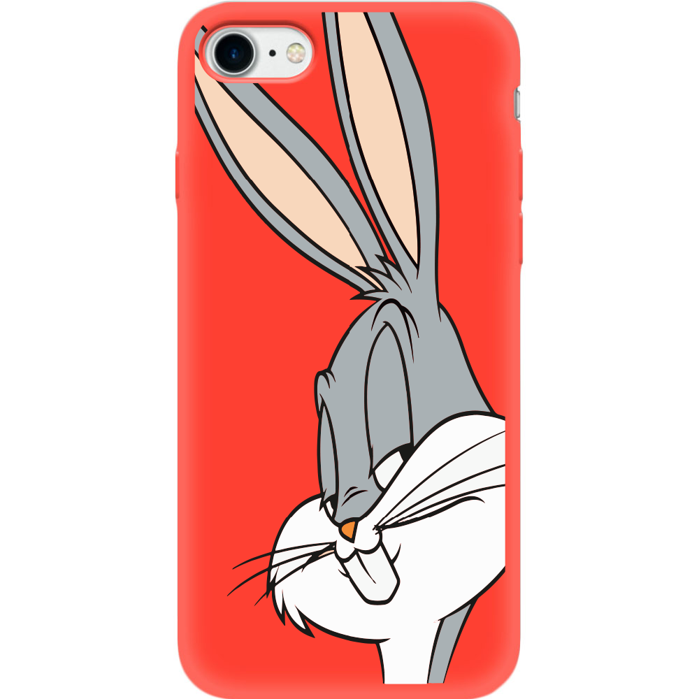 Чехол BoxFace Apple iPhone 7/8 SE  2020 Lucky Rabbit Красный силикон (26205-bk81-35445)