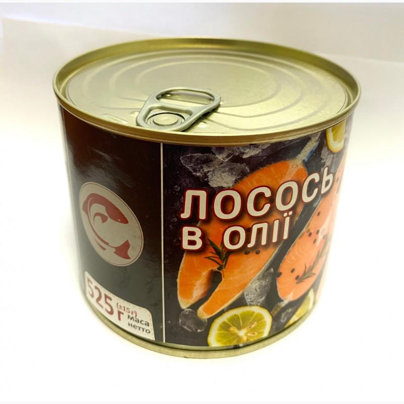 Лосось в соняшниковій олії 525 г (12753589)
