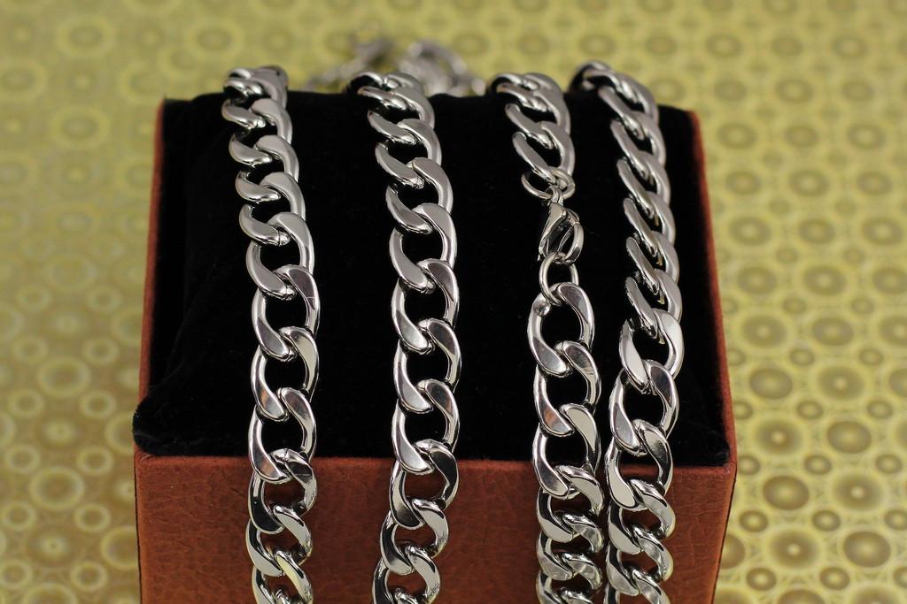 Цепочка Xuping Jewelry круглая панцирная 60 см 10 мм Серебристый (2629125262) - фото 2 Цепочка Xuping Jewelry круглая панцирная 60 см 10 мм Серебристый (2629125262) - фото 2