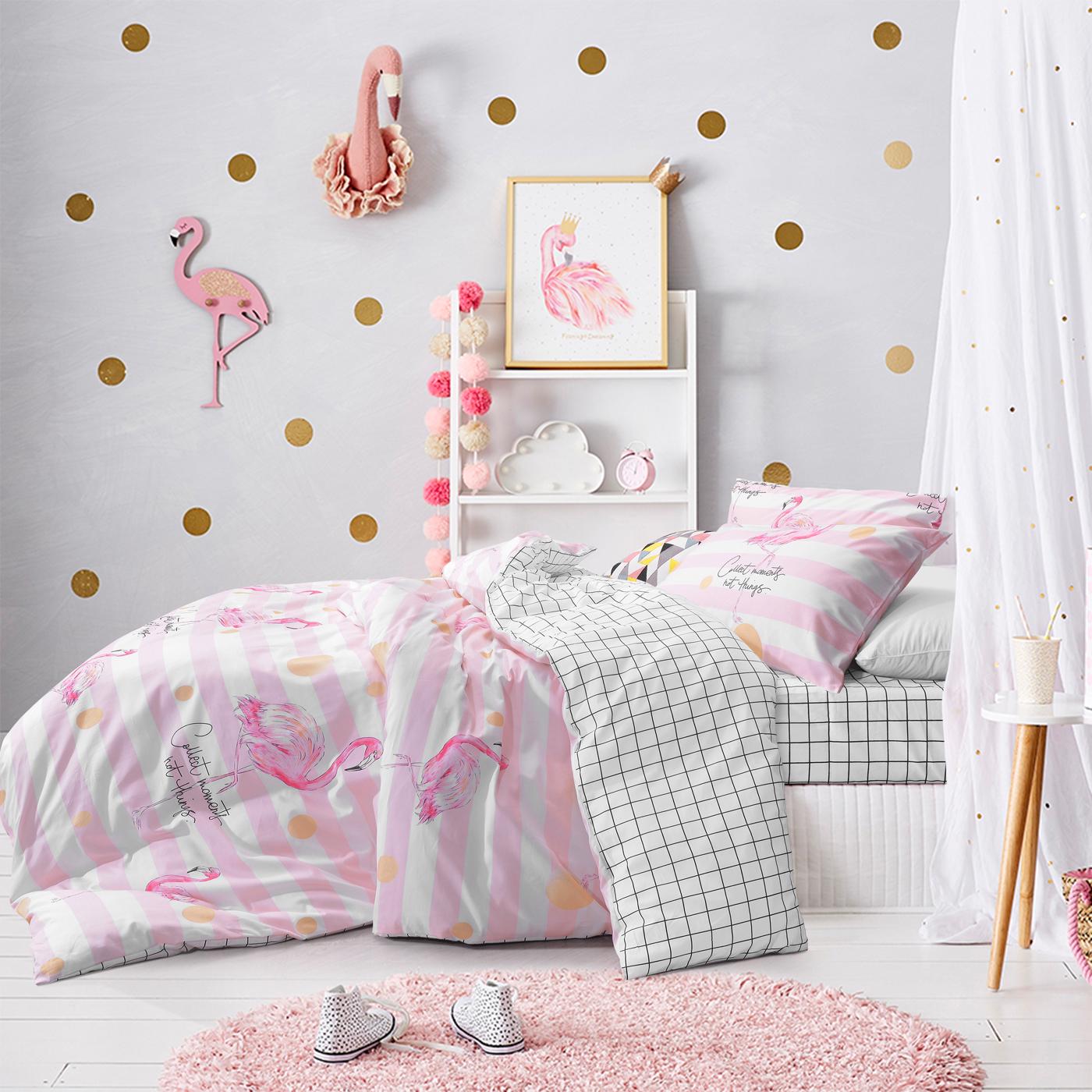 Комплект постельного белья Love You евро сатин XC9162 (32057)