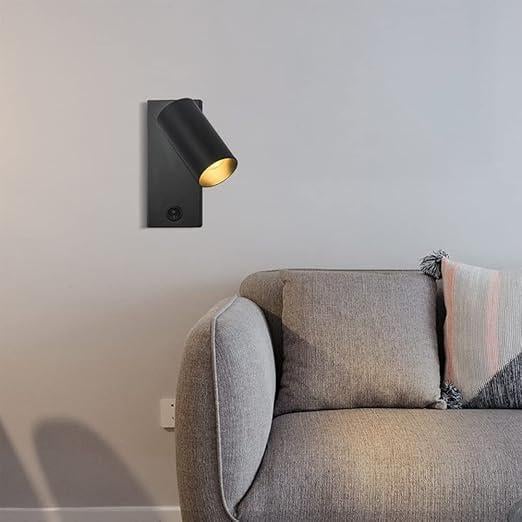 Світильник настінний світлодіодний чорний LED 3000K 5W (UK25) - фото 3 Світильник настінний світлодіодний чорний LED 3000K 5W (UK25) - фото 3