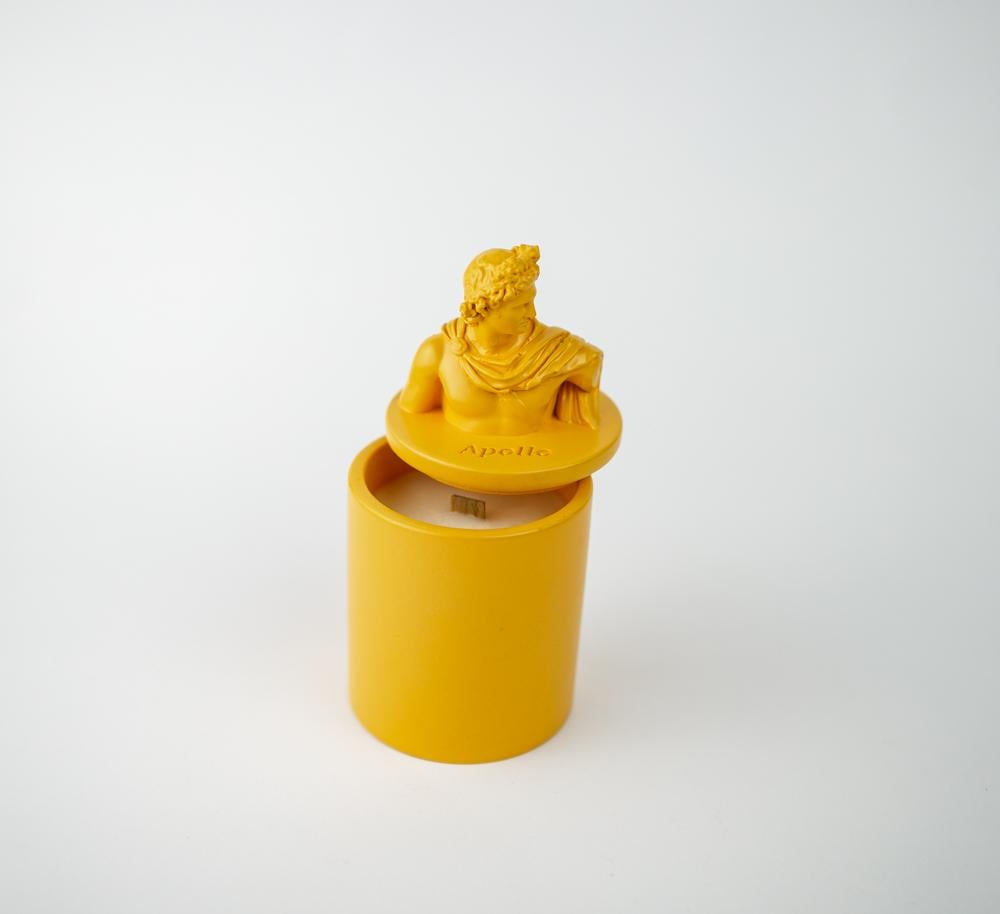 Аромасвечка Гранд Презент Apollo Burley Vanilla 100% wood wax 165 г Yellow (nac 1022y)