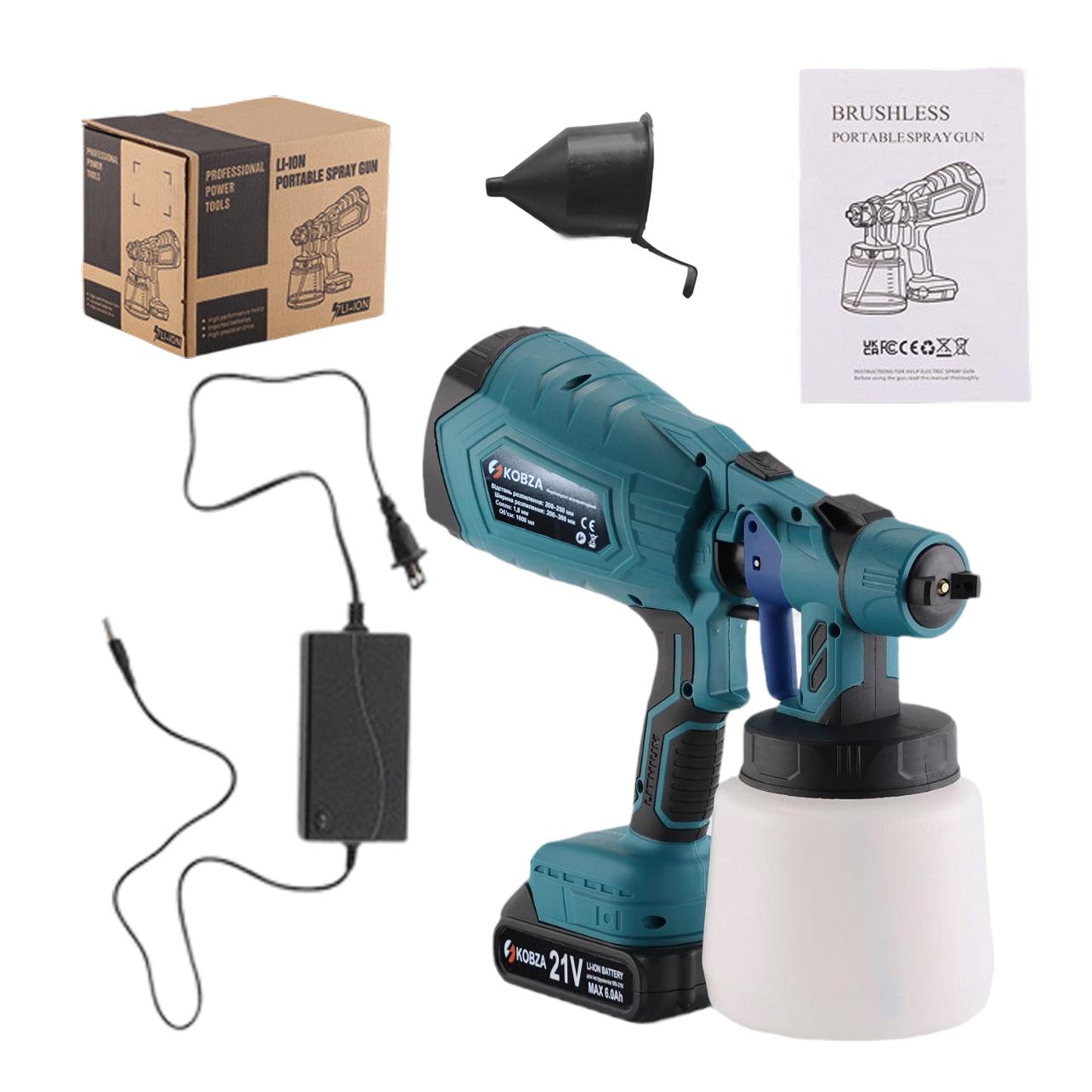 Фарбопульт-обприскувач KOBZA акумуляторний (KRSAKU-1376) Фарбопульт-обприскувач KOBZA акумуляторний (KRSAKU-1376)