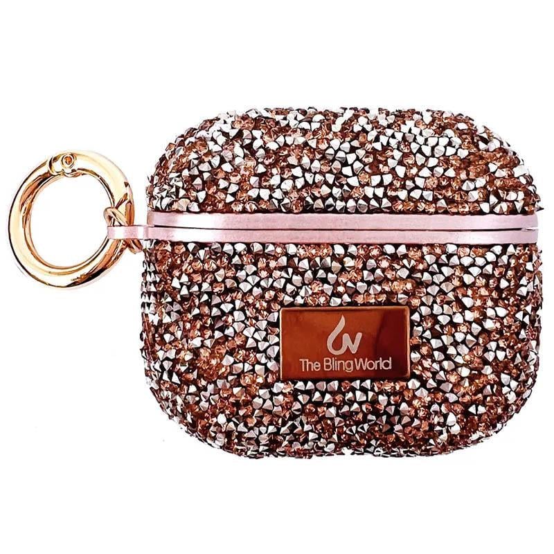 Чохол Bling World Rock Diamond для навушників AirPods 3 Рожевий (00000057526_2)