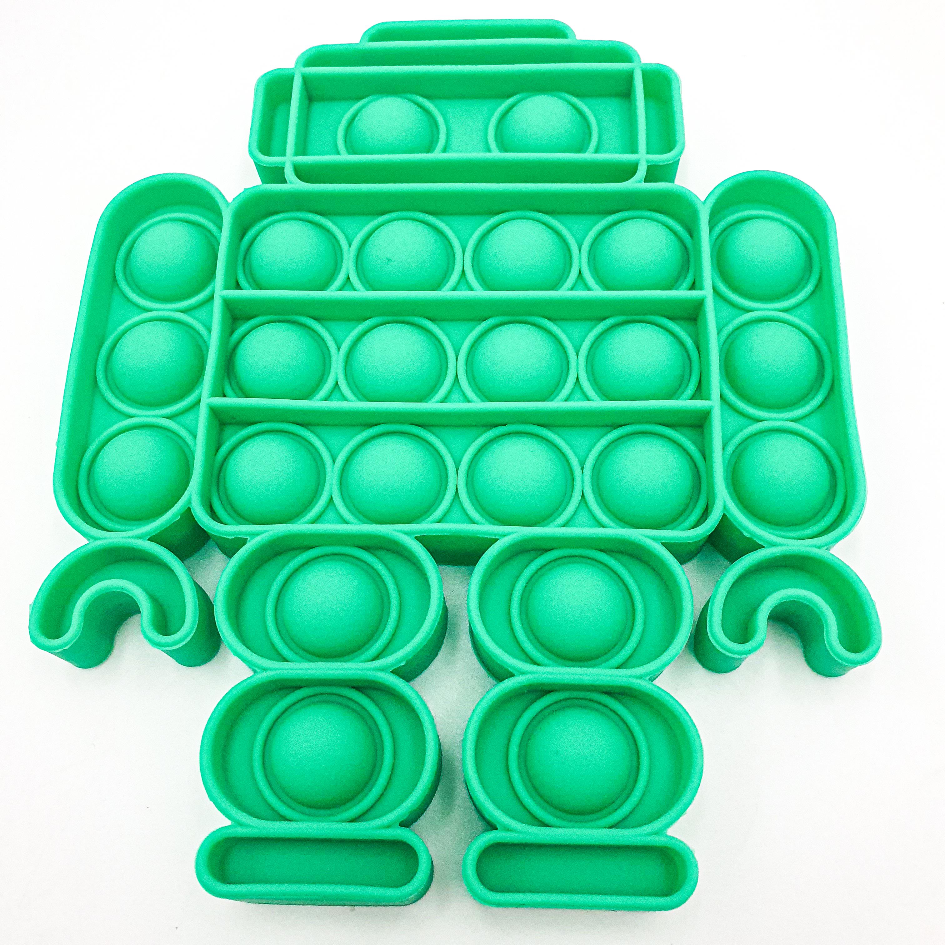 Игрушка-антистресс UKC Pop It Fidget робот Зеленый (7302f46c)