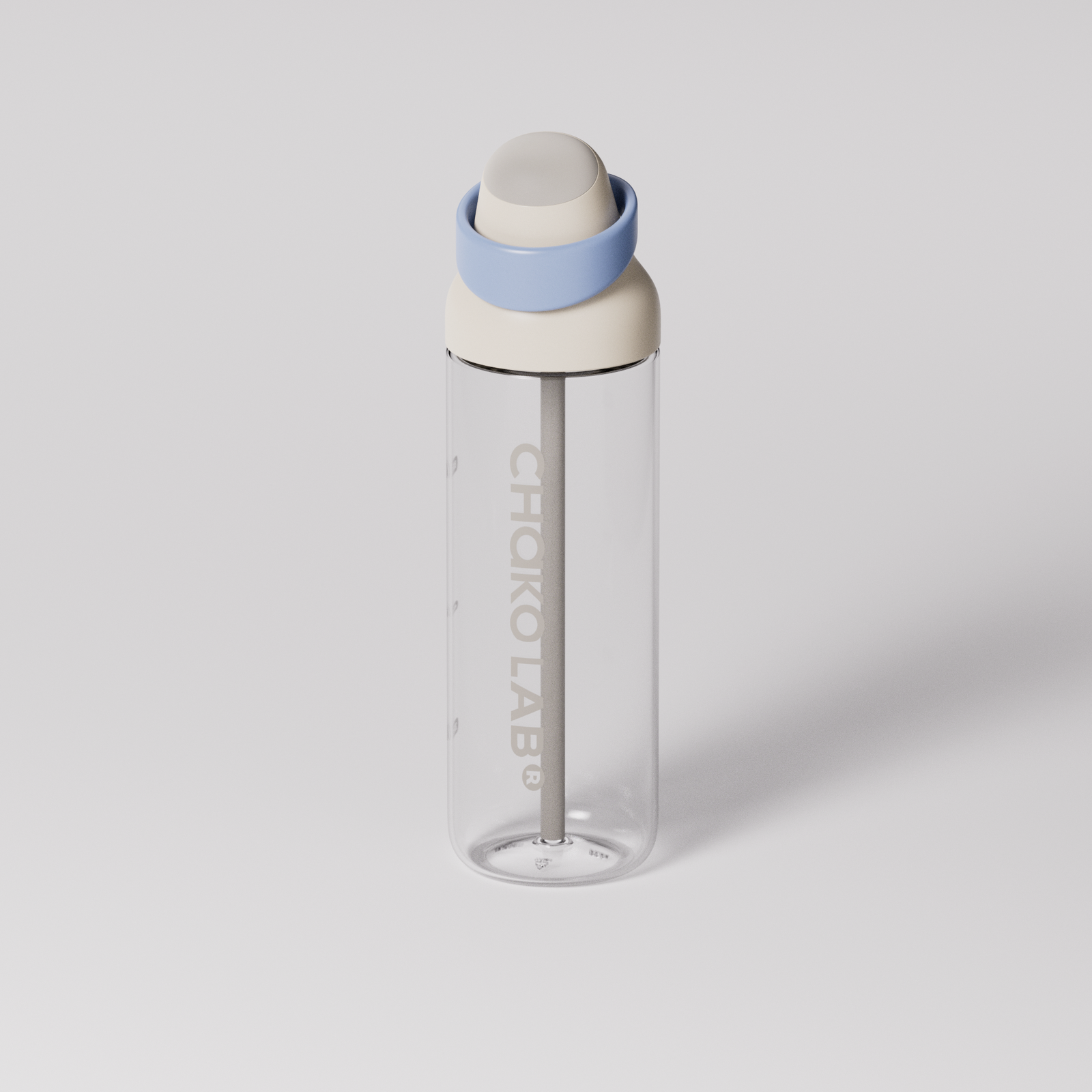 Бутылка для воды Chako Lab KaDa Bottle Grey Blue 888 мл Прозрачный (68010330357981)