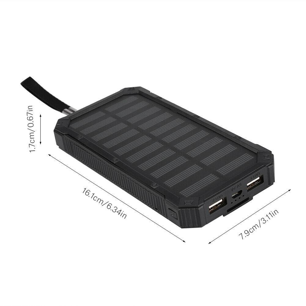 Повербанк PowerBank Solar Battery charing LED с фонарем 50000 mah - фото 4