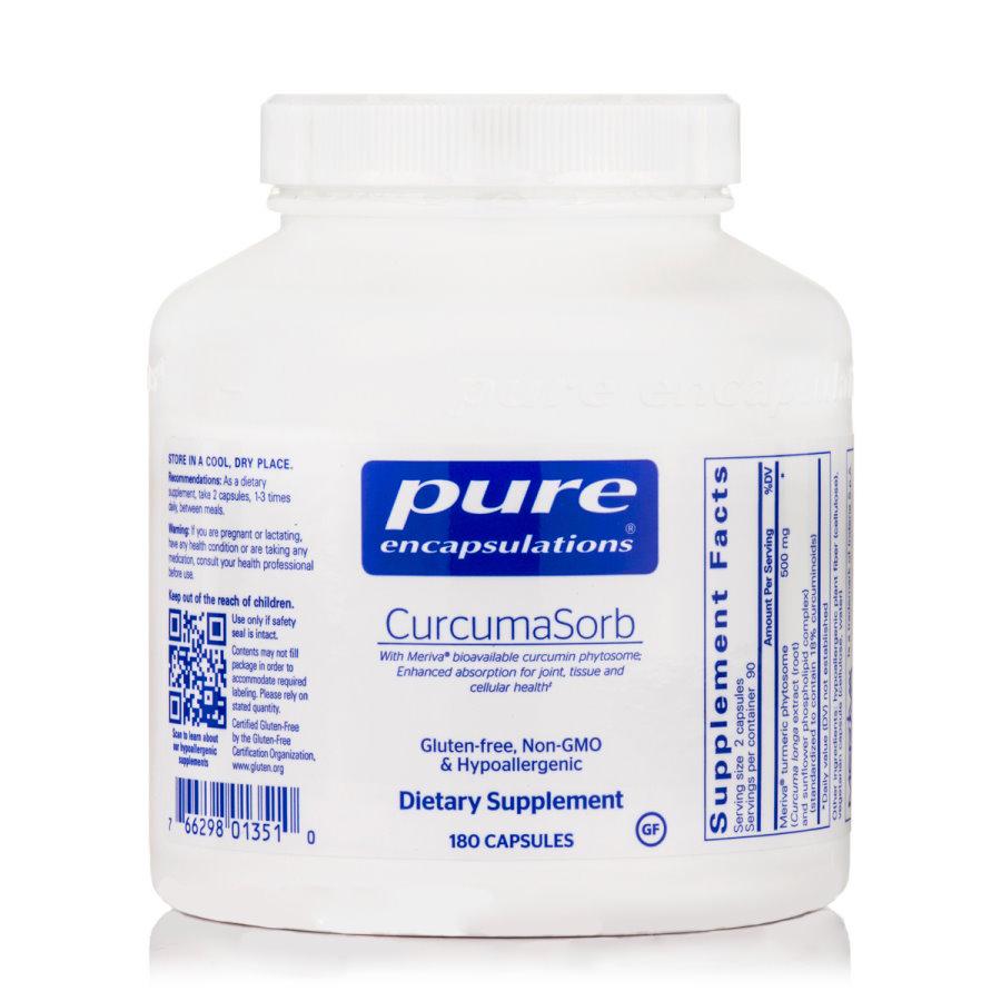 Натуральная добавка Pure Encapsulations CurcumaSorb 180 капс. (8092)