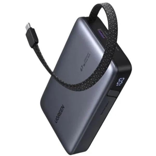 Повербанк 67W UGREEN 20000mAh PB550 з 2 кабелями (PB550)