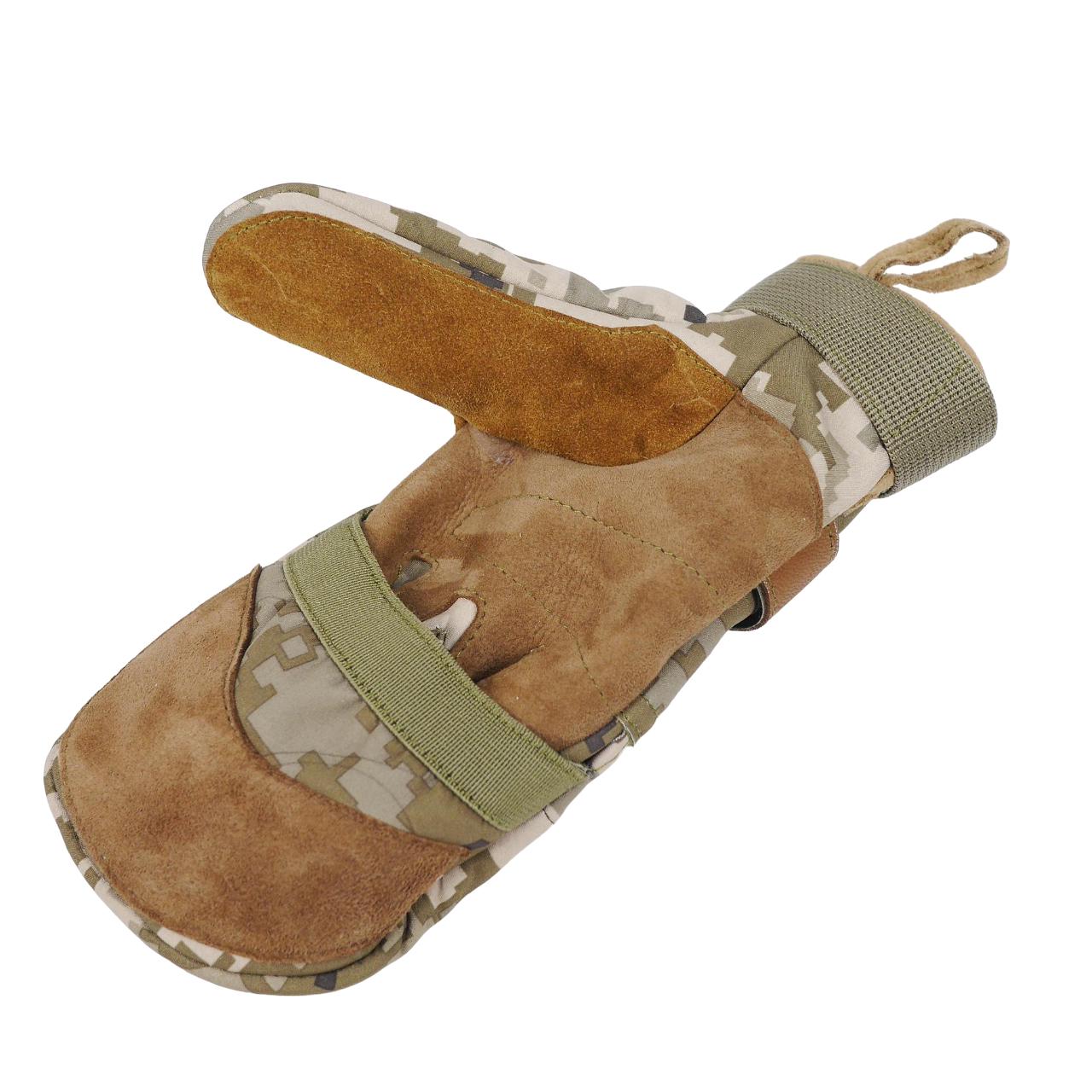 Рукавички зимові Softshell L Піксель (1601-L) - фото 2 Рукавички зимові Softshell L Піксель (1601-L) - фото 2