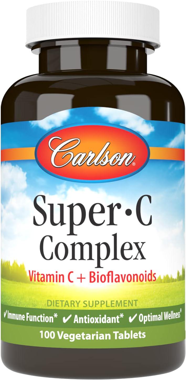 Вітамін С Carlson Labs Super C Complex 100 таб.