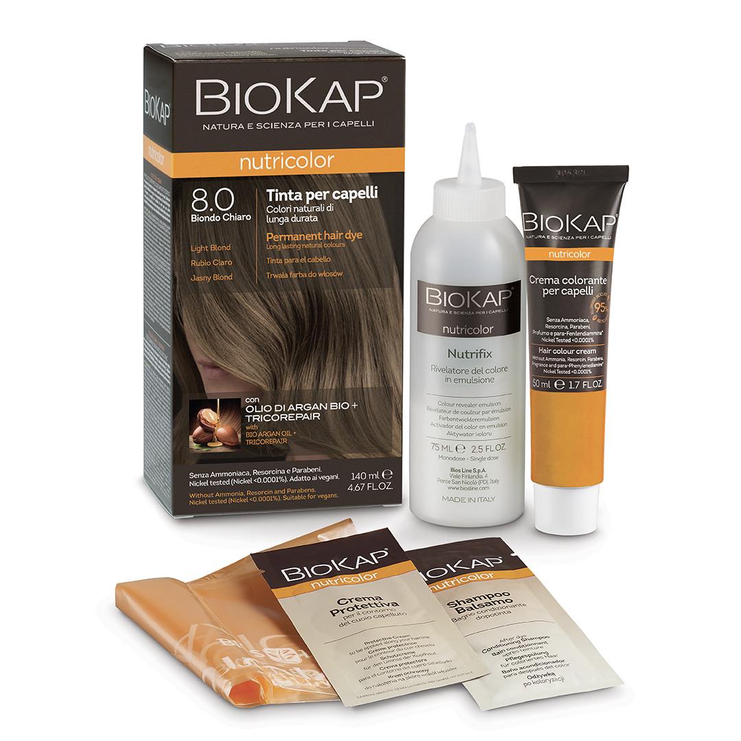 Крем-краска Bios Line BioKap Nutricolor 8.0 Biondo Chiaro 140 мл (27376242) - фото 1 Крем-краска Bios Line BioKap Nutricolor 8.0 Biondo Chiaro 140 мл (27376242) - фото 1