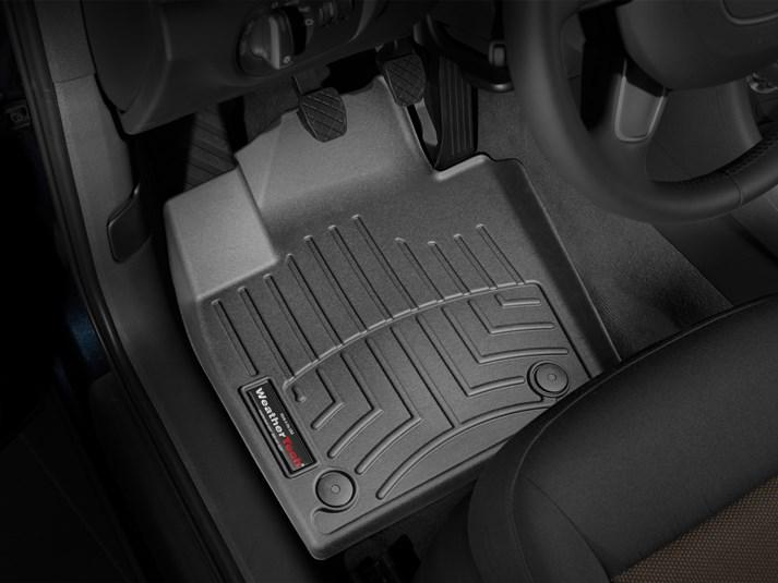 Килимки автомобільні передні лайнери WeatherTech 444361 Audi Q3 2011-2018 Чорний (1185135503)