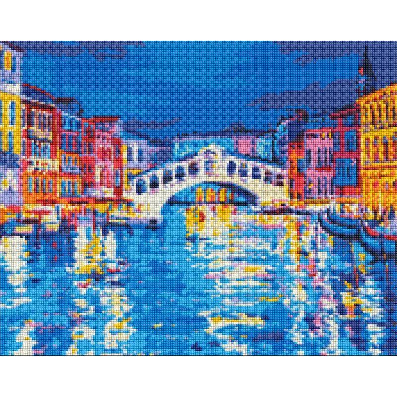 Алмазная мозаика Идейка Вечерняя Венеция 40x50 см (AMO7490)