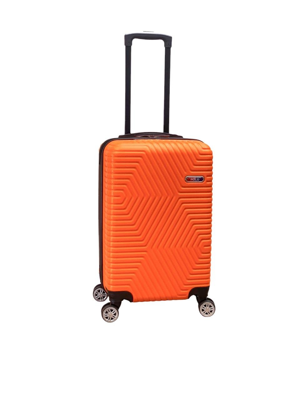 Валіза Polo ПК019-S полікарбонат на 4-х подвійних колесах маленька S 50 л Помаранчевий - фото 1 Валіза Polo ПК019-S полікарбонат на 4-х подвійних колесах маленька S 50 л Помаранчевий - фото 1