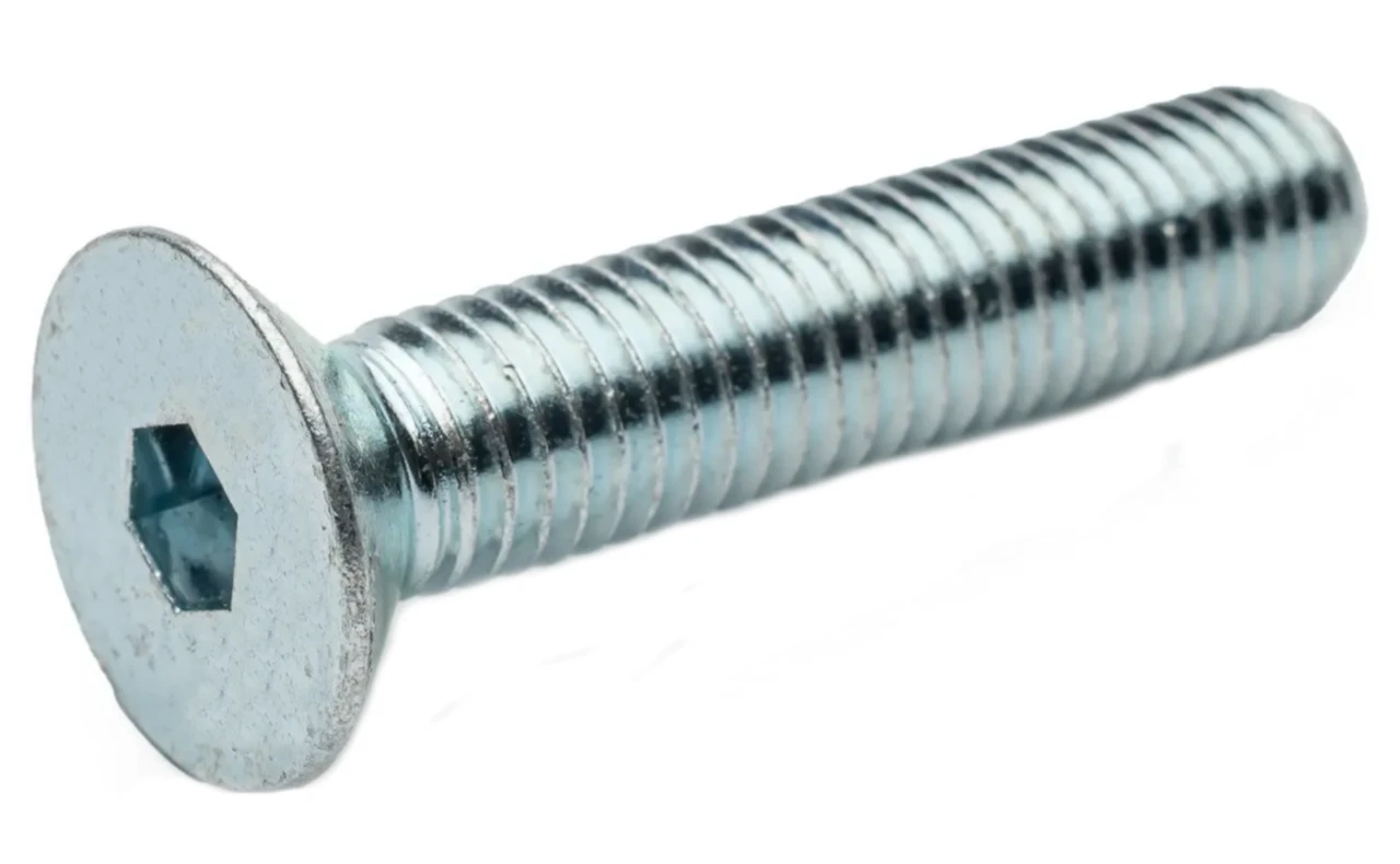 Винт Steelfix М12х30 DIN7991 класс прочности 10,9 полная резьба цинк К 5 шт. (117453)