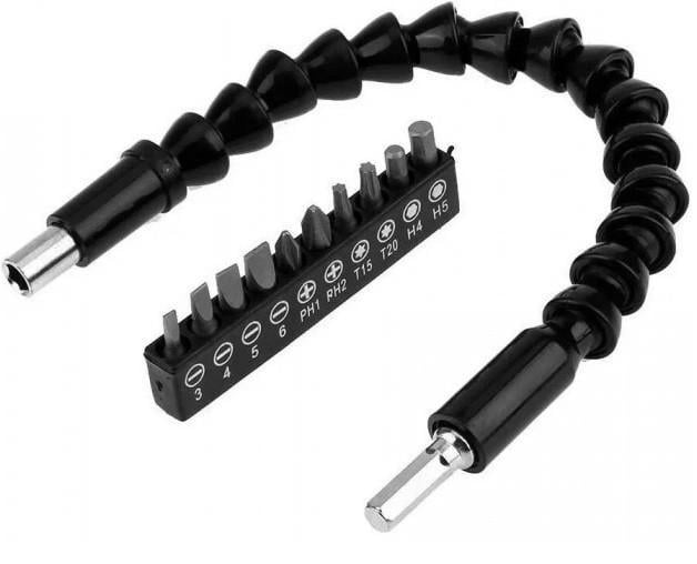 Удлинитель для отвертки Flexible Screw Tool насадки 10в1 30 см