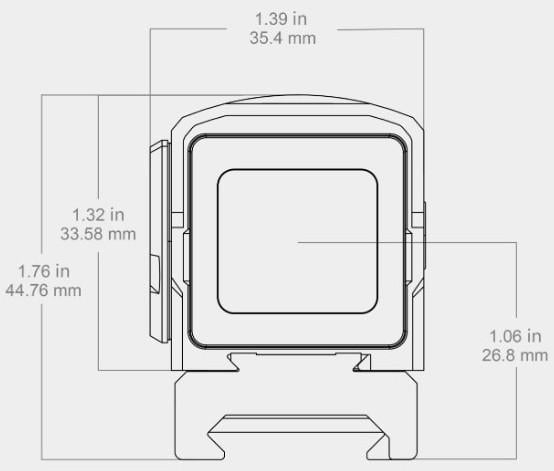 Приціл коліматорний Vector Optics Frenzy Plus 1x18x20 Enclosed SOL Multi Reticle VOD footprint (5003803) - фото 16